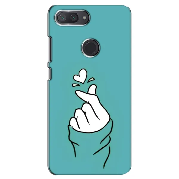 Чехол с рисунком «Сердечко на бирюзовом» для Xiaomi Mi 8 Lite Чехол с рисунком «Сердечко на бирюзовом» для Xiaomi Mi 8 Lite