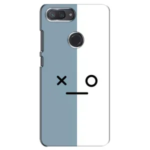 Чохли (ТПУ) (смішні стікери) для Xiaomi Mi 8 Lite (Сіро-білий)