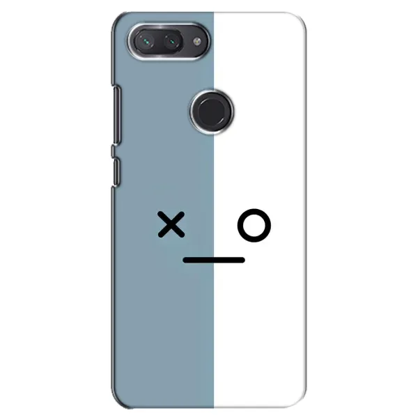 Чехол с рисунком «Серо-белый» для Xiaomi Mi 8 Lite Чехол с рисунком «Серо-белый» для Xiaomi Mi 8 Lite