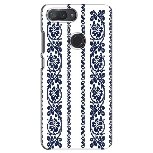 Чехол с рисунком «Синяя вышиванка» для Xiaomi Mi 8 Lite Чехол с рисунком «Синяя вышиванка» для Xiaomi Mi 8 Lite