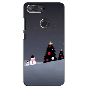 Чехлы на Новый Год Xiaomi Mi 8 Lite (Снеговички)