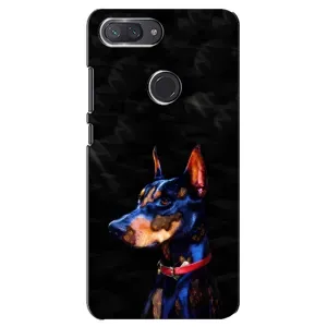 Бампер для Xiaomi Mi 8 Lite с картинкой "Песики" (Собака Мопс)