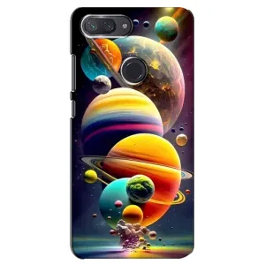 Чехол (ТПУ) с планетами на Xiaomi Mi 8 Lite (Солнечна система)