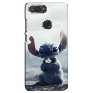 Чехол с рисунком Стич для Xiaomi Mi 8 Lite (Стич с цветочком)