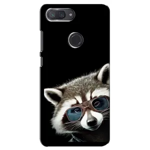 Силіконовий Чохол з Энотами на Xiaomi Mi 8 Lite (Стильний Єнот)