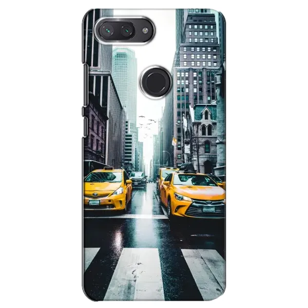 Чехол с рисунком «Такси» для Xiaomi Mi 8 Lite