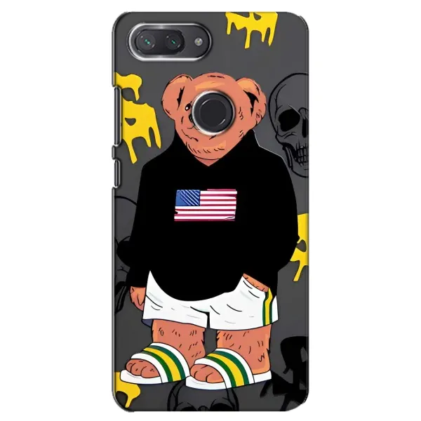 Чехол с рисунком «Teddy USA» для Xiaomi Mi 8 Lite