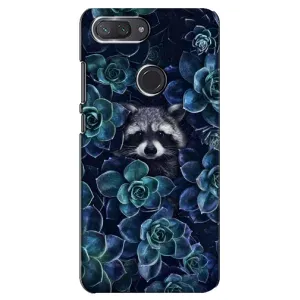 Силиконовый Чехол с Енотами на Xiaomi Mi 8 Lite (В цветах)
