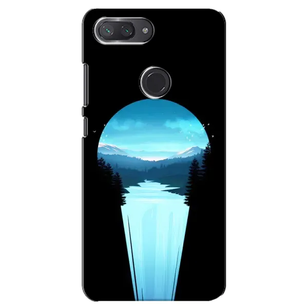 Чехол с рисунком «Синий Водопад» для Xiaomi Mi 8 Lite Чехол с рисунком «Синий Водопад» для Xiaomi Mi 8 Lite