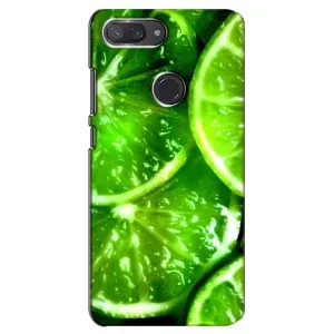 Чехол с изображением вкусной еды для Xiaomi Mi 8 Lite (Яркий ЛАЙМ)