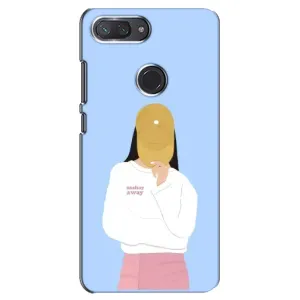 Силиконовый Чехол на Xiaomi Mi 8 Lite с картинкой Стильных Девушек (Желтая кепка)