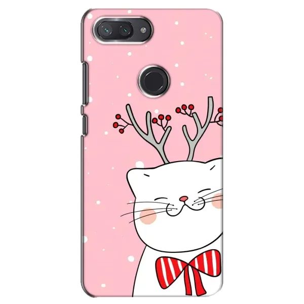 Чехол с рисунком «Зимний кот» для Xiaomi Mi 8 Lite Чехол с рисунком «Зимний кот» для Xiaomi Mi 8 Lite