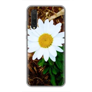 Чохол з ромашками на Xiaomi Mi 9 Lite (Біла ромашка)