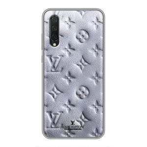 Текстурный Чехол Louis Vuitton для Сяоми Ми 9 Лайт (Белый ЛВ)