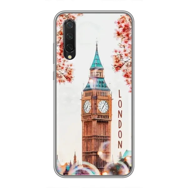 Чохол з малюнком «Годинник Лондон» для Xiaomi Mi 9 Lite Чохол з малюнком «Годинник Лондон» для Xiaomi Mi 9 Lite