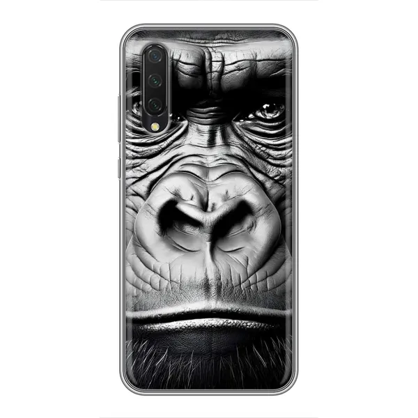 Чехол с рисунком «Черная обезьяна» для Xiaomi Mi 9 Lite Чехол с рисунком «Черная обезьяна» для Xiaomi Mi 9 Lite