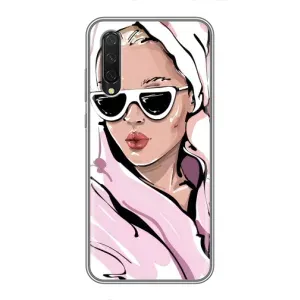 Чохол з картинкою Модні Дівчата Xiaomi Mi 9 Lite (Дівчина в халаті)