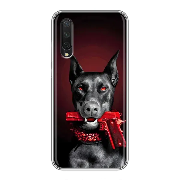 Чехол с рисунком «Доберман злой» для Xiaomi Mi 9 Lite Чехол с рисунком «Доберман злой» для Xiaomi Mi 9 Lite