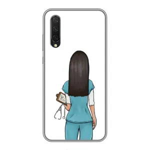 Силиконовый бампер (Работники) на Xiaomi Mi 9 Lite (Доктор)