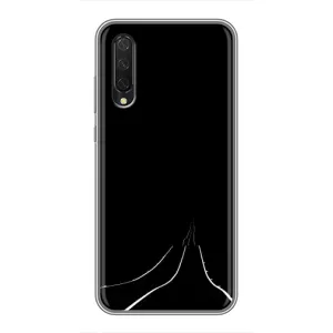 Чехол с картинками на черном фоне для Xiaomi Mi 9 Lite (Дорога)