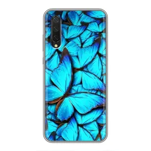 Силиконовый бампер с картинкой животных для Xiaomi Mi 9 Lite (Крылья бабочек)