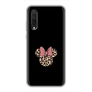 Чехол с леопардовым принтом на Xiaomi Mi 9 Lite (Леопардовая Минни)