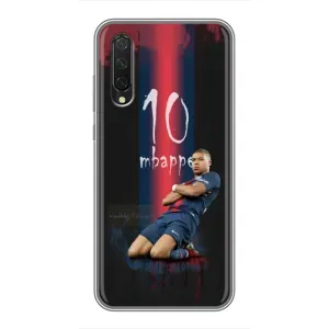 Чехол (TPU) с Футболистом на Xiaomi Mi 9 Lite (MBAPPE 10)
