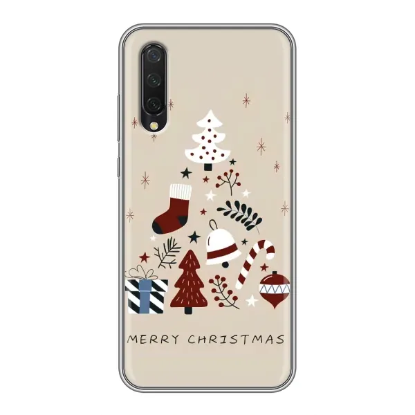 Чехол с рисунком «Merry Christmas» для Xiaomi Mi 9 Lite Чехол с рисунком «Merry Christmas» для Xiaomi Mi 9 Lite