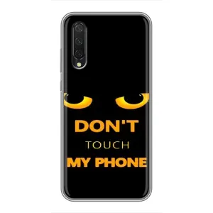 Чохол з Прикольним Принтом на Xiaomi Mi 9 Lite (Не чіпай мій телефон)