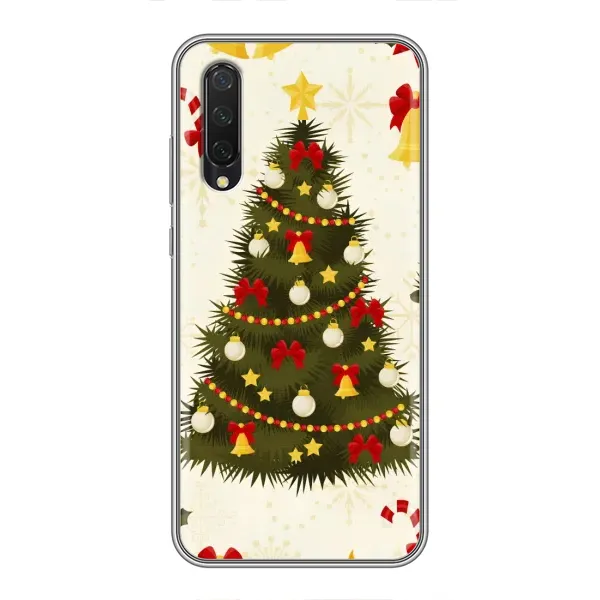 Чехол с рисунком «Новогодний принт» для Xiaomi Mi 9 Lite Чехол с рисунком «Новогодний принт» для Xiaomi Mi 9 Lite