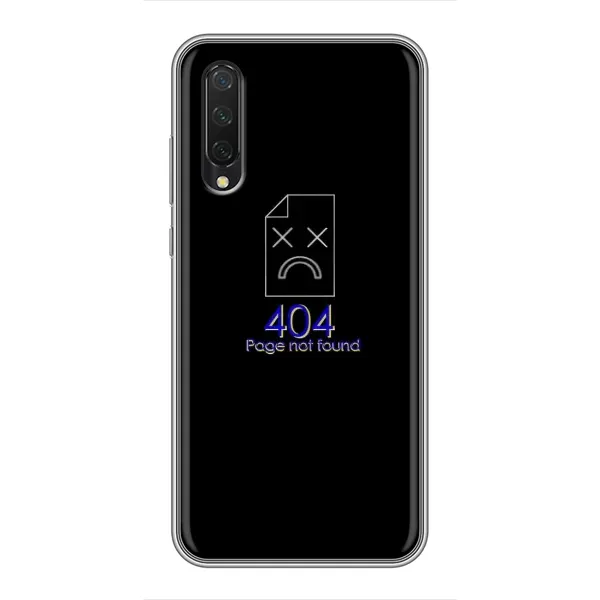 Чехол с рисунком «Ошибка 404» для Xiaomi Mi 9 Lite