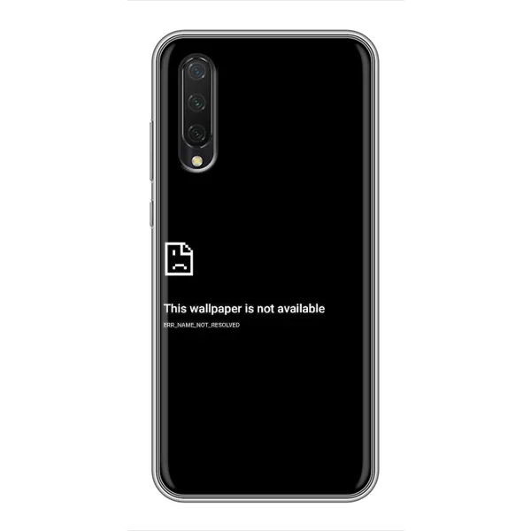 Чехол с рисунком «Ошибка» для Xiaomi Mi 9 Lite