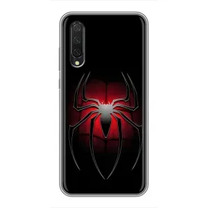 Чехол Супергерой Человека Паука на Xiaomi Mi 9 Lite (Паук)