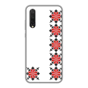 Силіконовый Чохол на Xiaomi Mi 9 Lite з картинкой Вишиванки (Силует вишиванки)