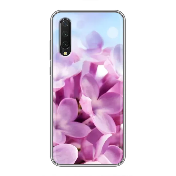Чехол с рисунком «Сиреневые цветы» для Xiaomi Mi 9 Lite Чехол с рисунком «Сиреневые цветы» для Xiaomi Mi 9 Lite