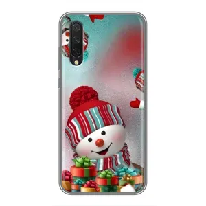 Чохли на Новий Рік Xiaomi Mi 9 Lite (Сніговик в шапці)