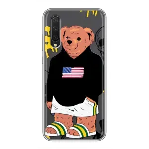 Чехлы Мишка Тедди для Сяоми Ми 9 Лайт (Teddy USA)