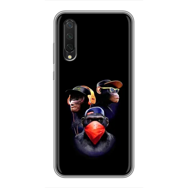 Чехол с рисунком «Три обезьяны» для Xiaomi Mi 9 Lite Чехол с рисунком «Три обезьяны» для Xiaomi Mi 9 Lite