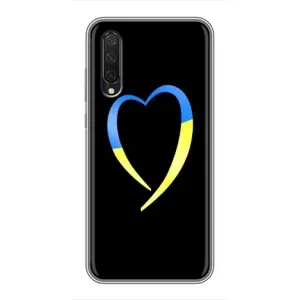 Силиконовый Чехол на Xiaomi Mi 9 Lite (Я-Украина) (Украинское сердце)