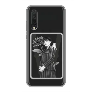 Чехлы с принтом Уэнсдей на Xiaomi Mi 9 Lite (Венсдей картина)