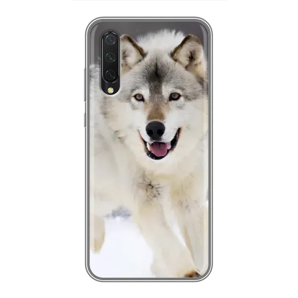 Чехол с рисунком «Волк на снегу» для Xiaomi Mi 9 Lite Чехол с рисунком «Волк на снегу» для Xiaomi Mi 9 Lite