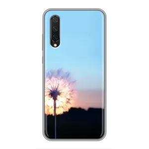 Силіконовий Чохол з кульбабками на Xiaomi Mi 9 Lite (Захід з кульбабкою)