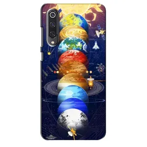 Чехол (ТПУ) с планетами на Xiaomi Mi 9 SE (Арт планети)