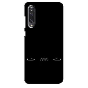 Силиконовый бампер с картинкой машины на Xiaomi Mi 9 SE (Силует Audi)