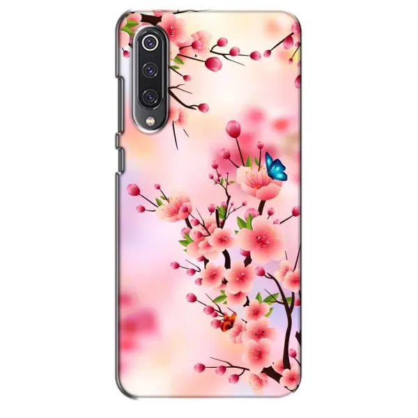 Чехол с рисунком «Бабочки на сакуре» для Xiaomi Mi 9 SE Чехол с рисунком «Бабочки на сакуре» для Xiaomi Mi 9 SE