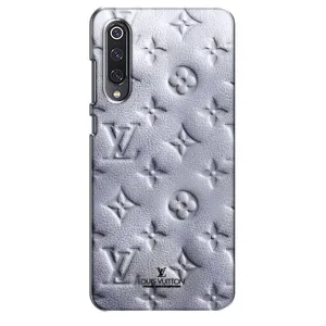 Текстурный Чехол Louis Vuitton для Сяоми Ми 9 СЕ (Белый ЛВ)