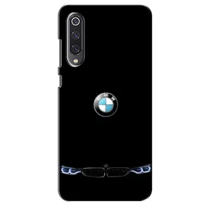 Силиконовый бампер с картинкой машины на Xiaomi Mi 9 SE (Черный BMW)