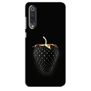 Чехол с изображением вкусной еды для Xiaomi Mi 9 SE (Чёрная клубника)