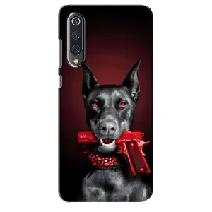 Чехол ДОБЕРМАН для Xiaomi Mi 9 SE (Доберман злой)