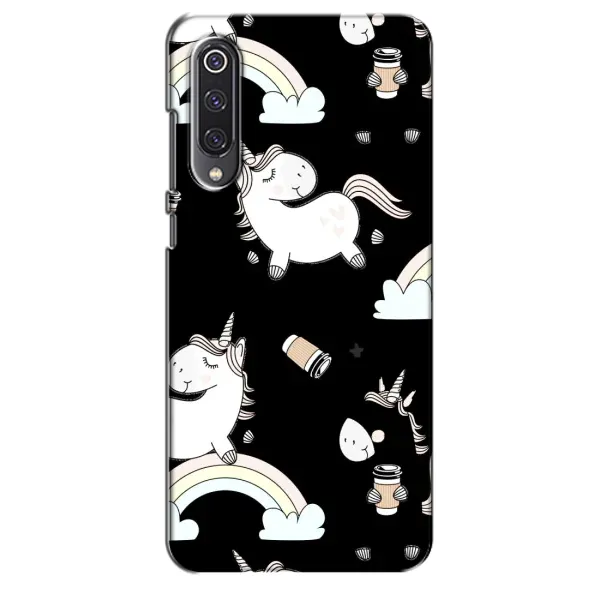 Чехол с рисунком «Единорог с кофе» для Xiaomi Mi 9 SE Чехол с рисунком «Единорог с кофе» для Xiaomi Mi 9 SE